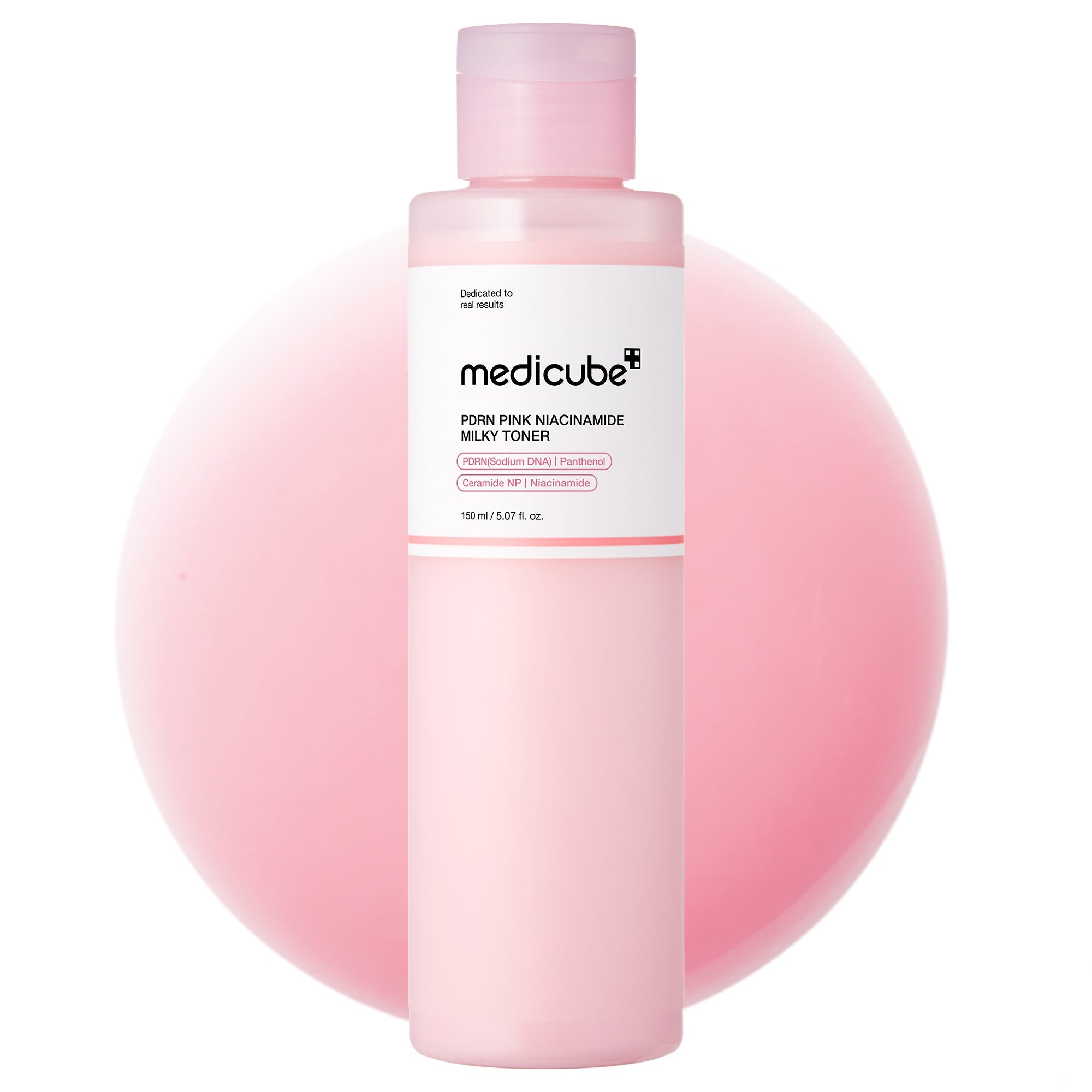 MEDICUBE PDRN Pink Niacinamide Milky Toner – Tónico Lechoso con PDRN y Niacinamida | K-Beauty Skincare