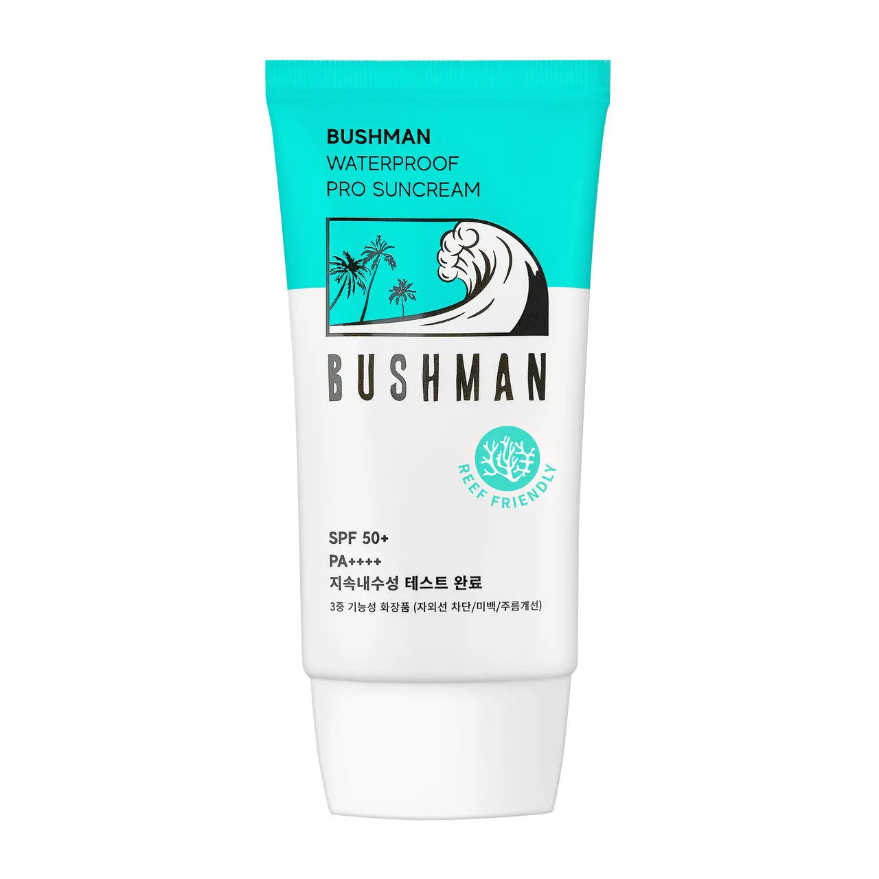 BUSHMAN Waterproof Pro Suncream 50g SPF50+ PA++++ – protector solar compacto deportivo reef-safe NAZ Beauty Shop Panama