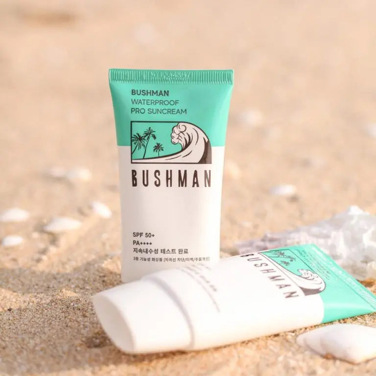 BUSHMAN Waterproof Pro Suncream 50g – textura absorcion rapida sin blanqueo ISO certificado Panama NAZ Beauty Shop Panama