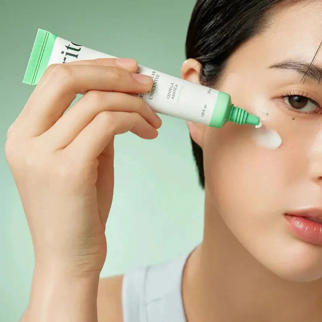 PURITO Centella Eye Cream Unscented – 4 peptidos reduce hinchazon 16% ojeras piel sensible comprar en NAZ Beauty Shop Panama