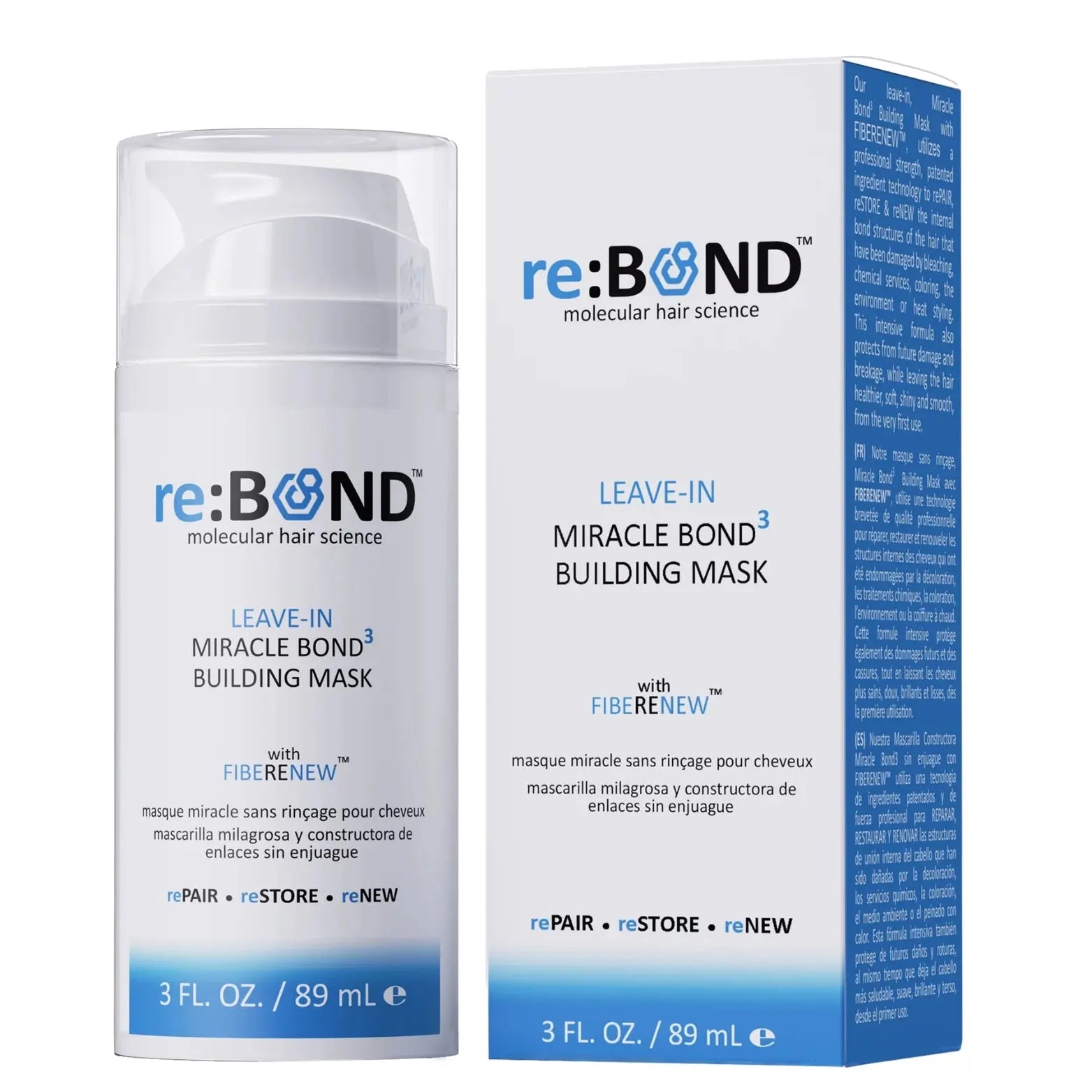 REBOND Leave-In Miracle Bond Mask NAZ Beauty Shop Panama