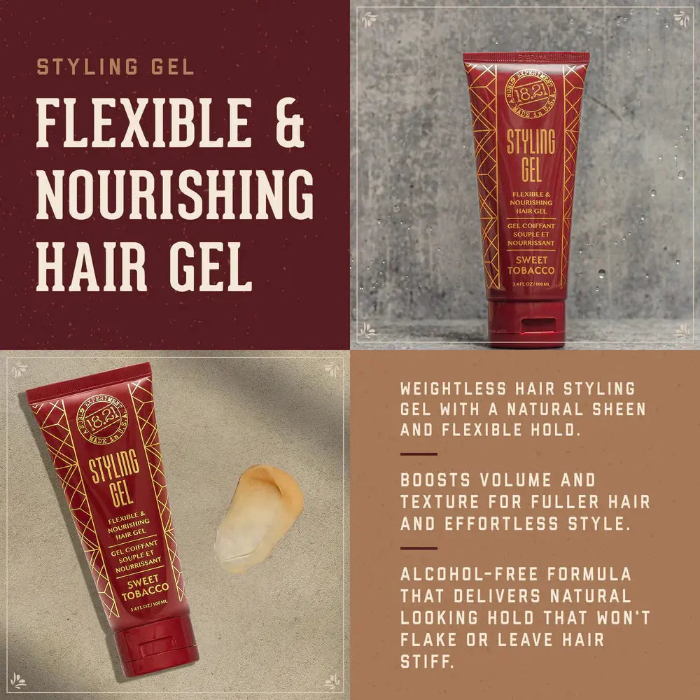 18.21 MAN MADE Styling Gel Sweet Tobacco NAZ Beauty Shop Panama