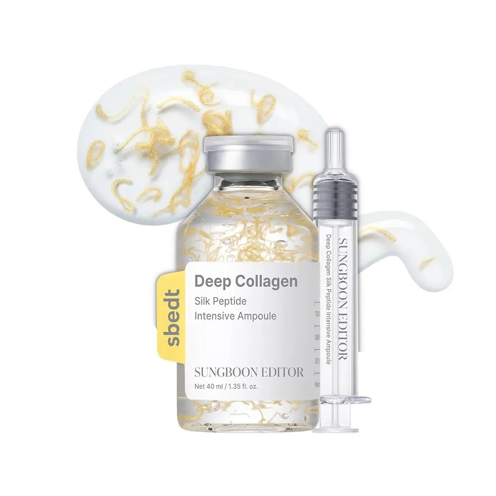 SUNGBOON EDITOR Deep Collagen Silk Peptide Ampoule 40ml – ampolla antiedad lifting 30 peptidos NAZ Beauty Shop Panama