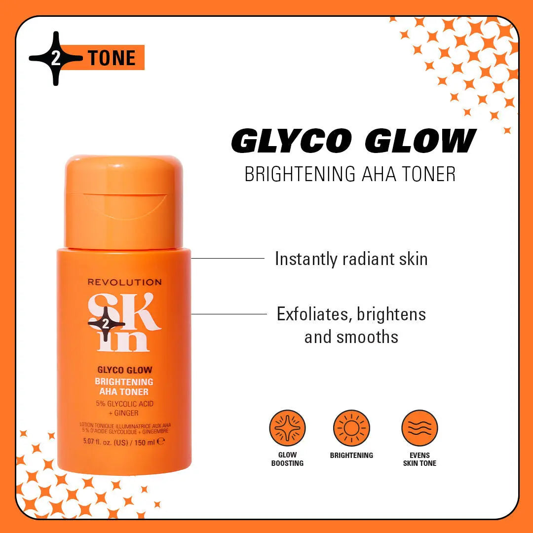 REVOLUTION Skin Glyco Glow Brightening Toner NAZ Beauty Shop Panama