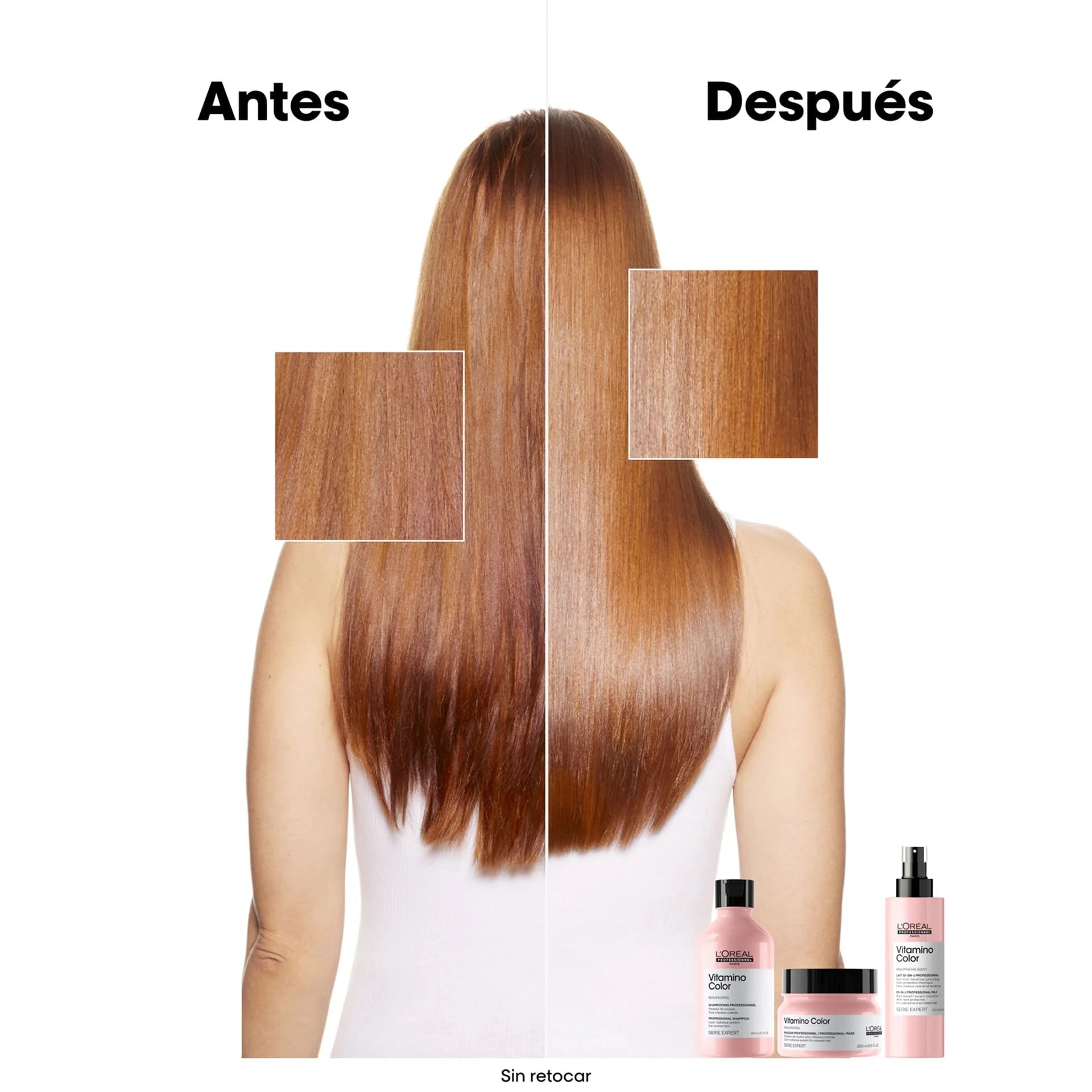 Empaque L'Oréal Professionnel Vitamino Color 10 in 1 Tratamiento - NAZ Beauty Shop Panamá