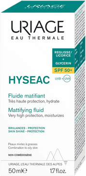 URIAGE Hyseac Fluide Matifiant Spf50+ NAZ Beauty Shop Panama
