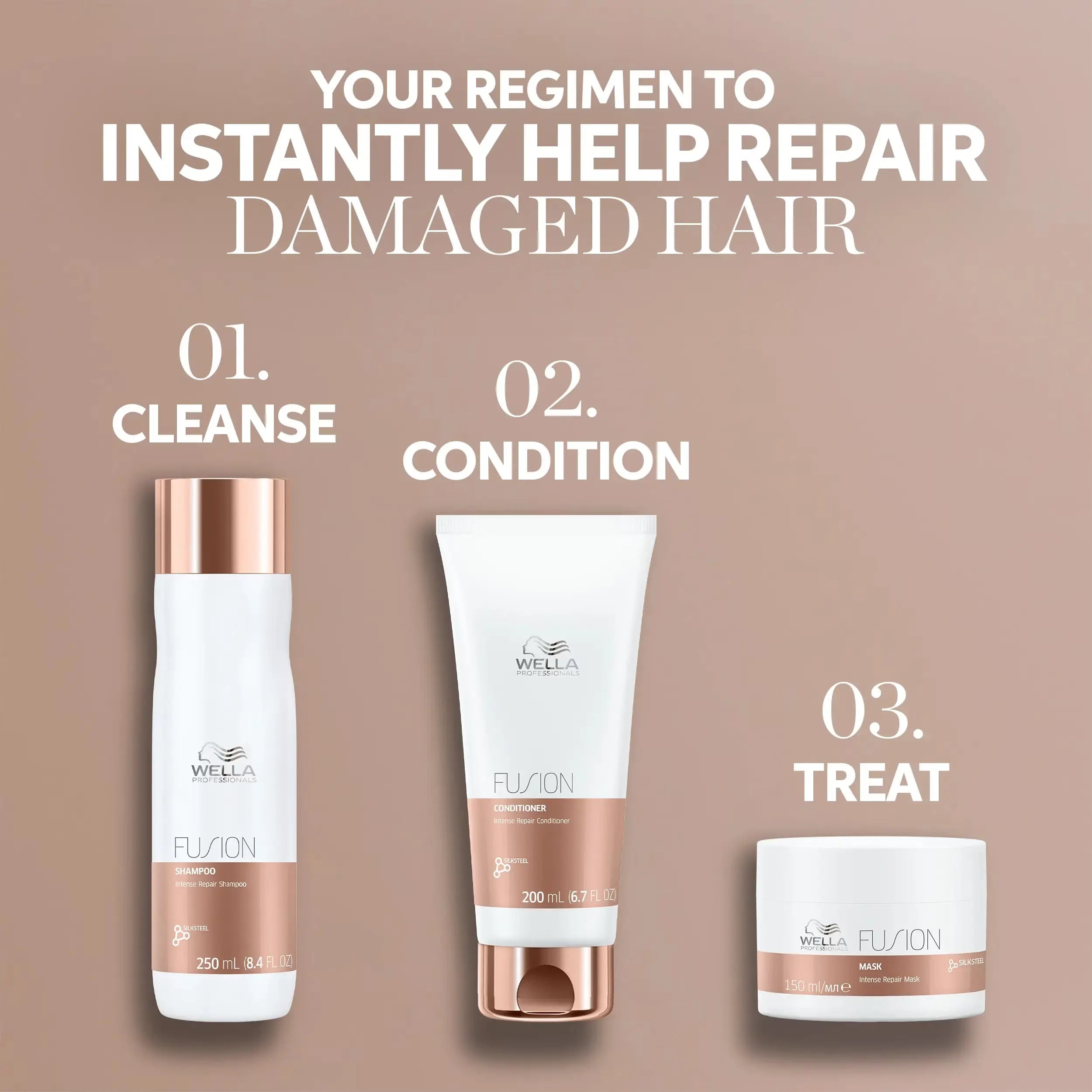 WELLA PROFESSIONALS Fusion Shampoo NAZ Beauty Shop Panama