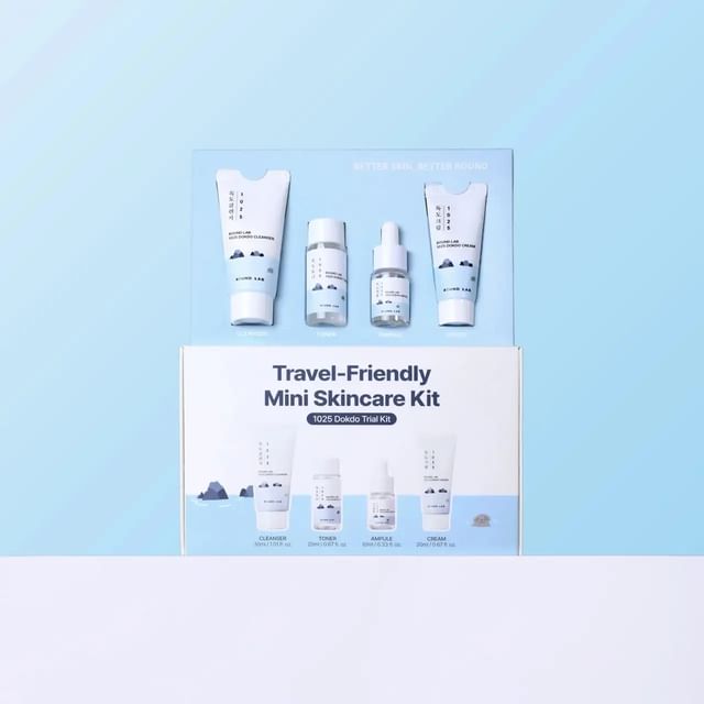 ROUND LAB Travel Friendly Mini Skincare Kit (1025 Dokdo Trial Kit)
