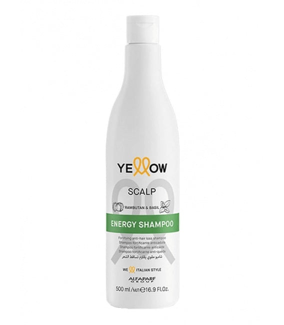 YELLOW Shampoo Scalp Energy champú fortificante anticaida en Panamá — NAZ Beauty Shop