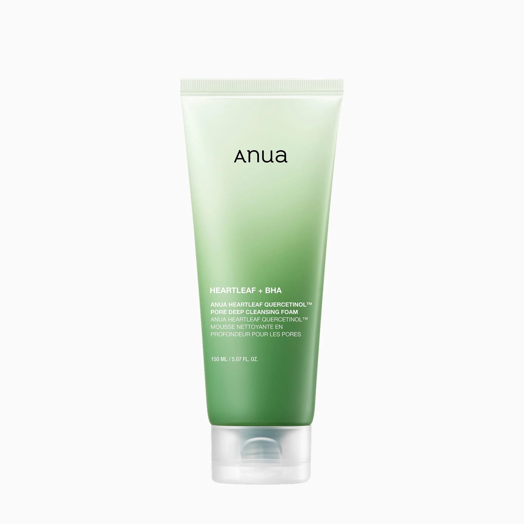 ANUA Heartleaf Quercetinol Pore Deep Cleansing Foam – Limpiador Espuma Coreano con Heartleaf y Quercetina para Poros | K-Beauty Skincare