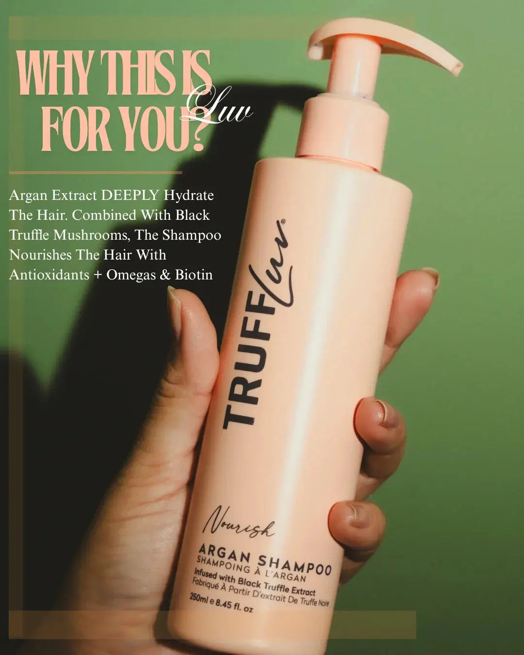 TRUFFLUV Argan Shampoo NAZ Beauty Shop Panama