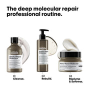 Detalle de etiqueta Absolut Repair Molecular Masque L'Oréal Professionnel