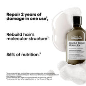 L'Oréal Professionnel Absolut Repair Molecular Shampoo detalle de la tapa del envase