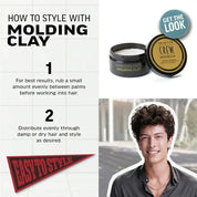 AMERICAN CREW Molding Clay 3.0 oz. NAZ Beauty Shop Panama