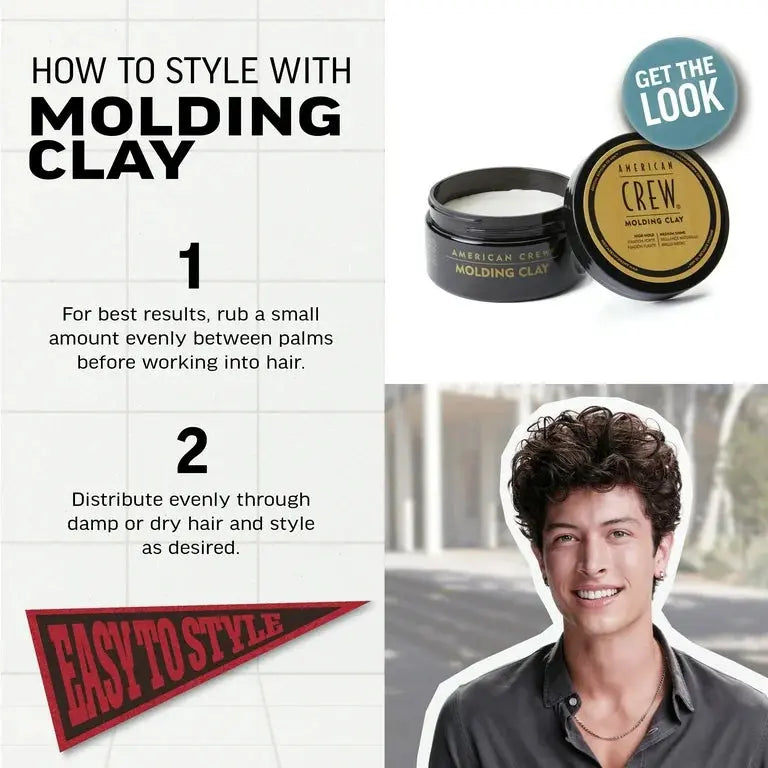 AMERICAN CREW Molding Clay 3.0 oz. NAZ Beauty Shop Panama
