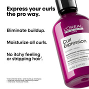 L'Oréal Professionnel Curl Expression Shampoo 300ml vista lateral del envase