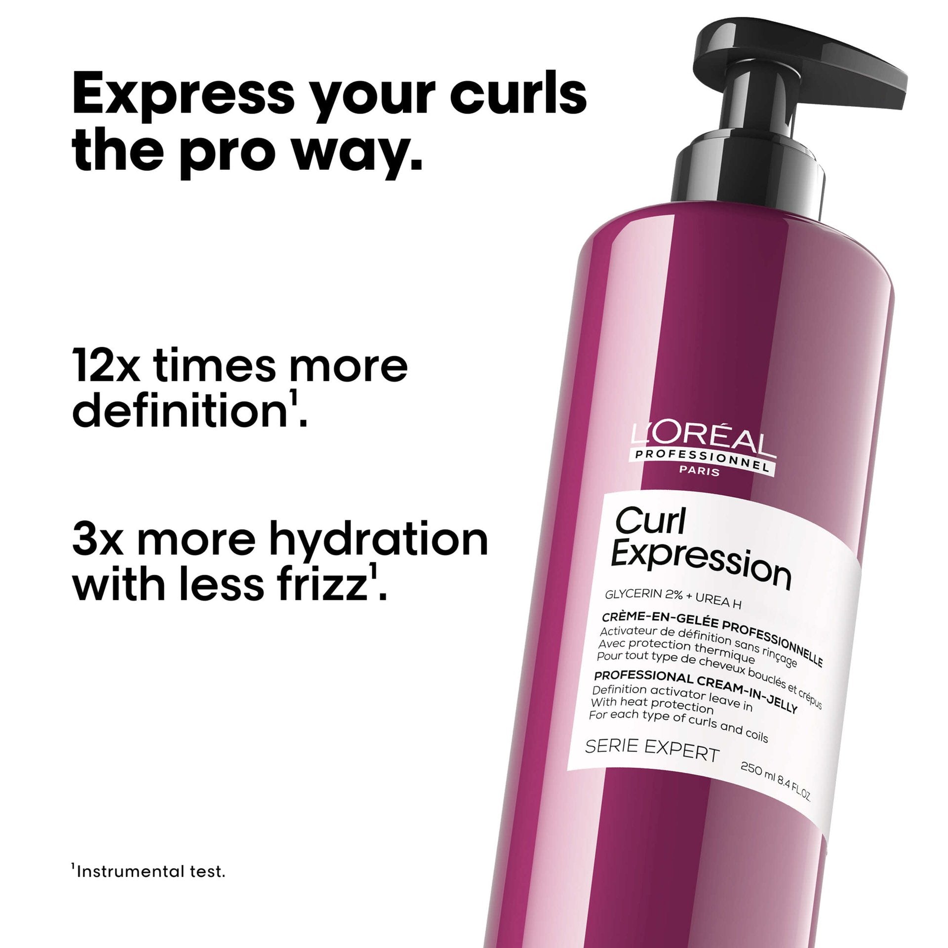 L'Oréal Professionnel Curl Expression Cream 200ml vista lateral del envase
