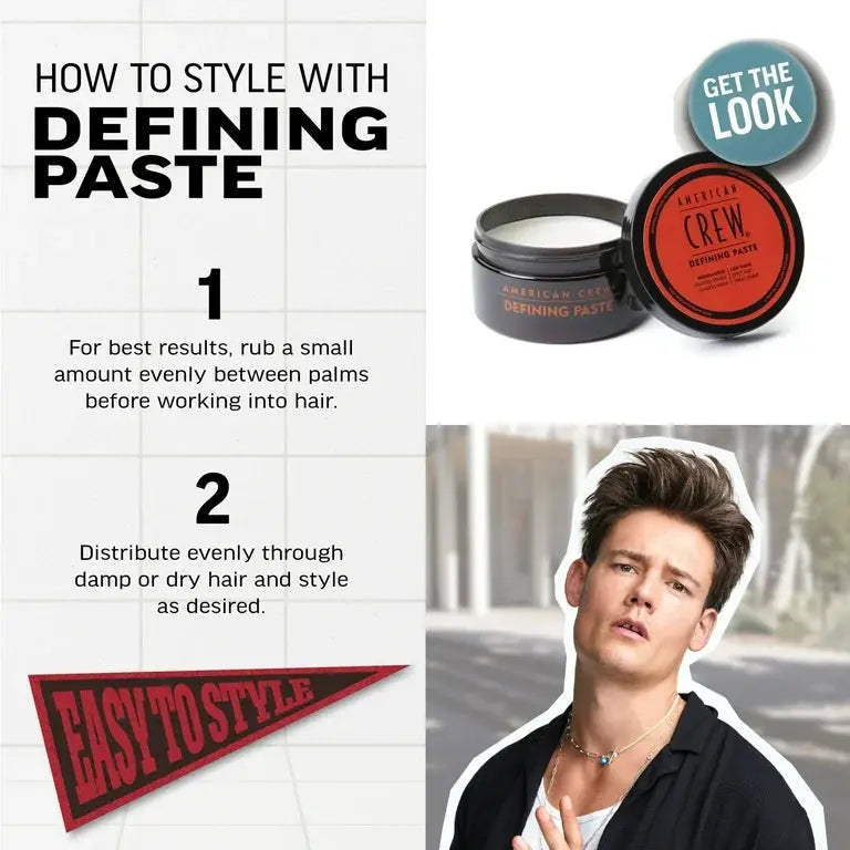 AMERICAN CREW Defining Paste 3.0 oz. NAZ Beauty Shop Panama