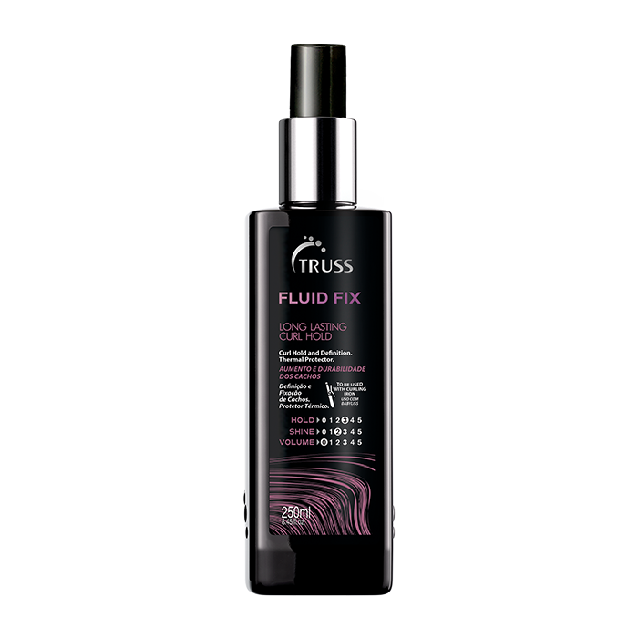 TRUSS Fluid Fix – Spray Fijador de Larga Duración para Rizos y Peinados | Hair Care