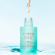 FOREO Iris Eye Serum textura fluida acido hialuronico cafeina bolsas ojeras Panama comprar en NAZ Beauty Shop Panama