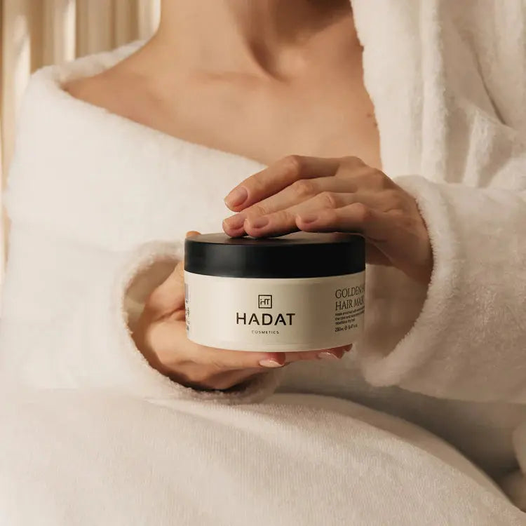 HADAT Golden Hour Express Hair Mask NAZ Beauty Shop Panama