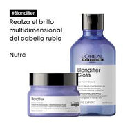 Resultados Blondifier Masque L'Oréal Professionnel cabello rubio nutrido y luminoso