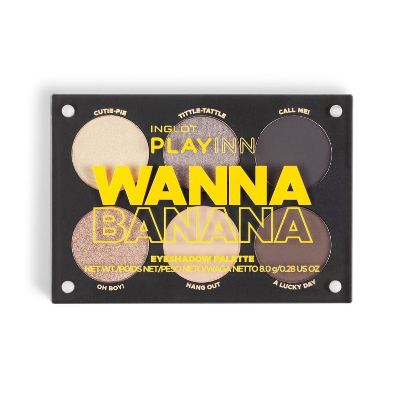 INGLOT PLAYINN Wanna Banana Eyeshadow Palette | Makeup