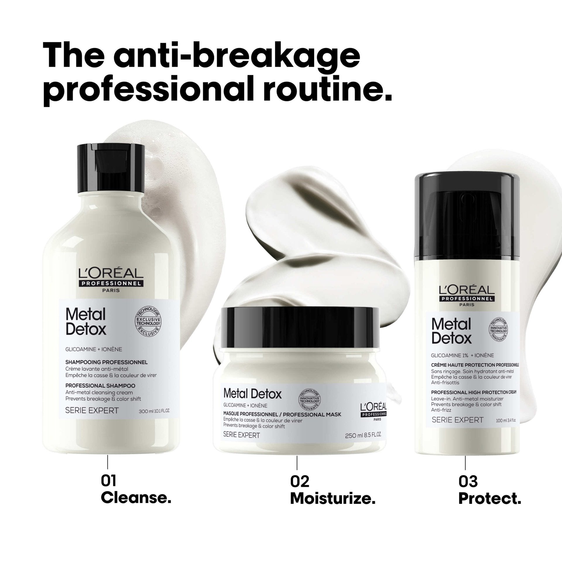 L'Oréal Professionnel Metal Detox Leave-In modo de uso aplicación en cabello sin enjuague