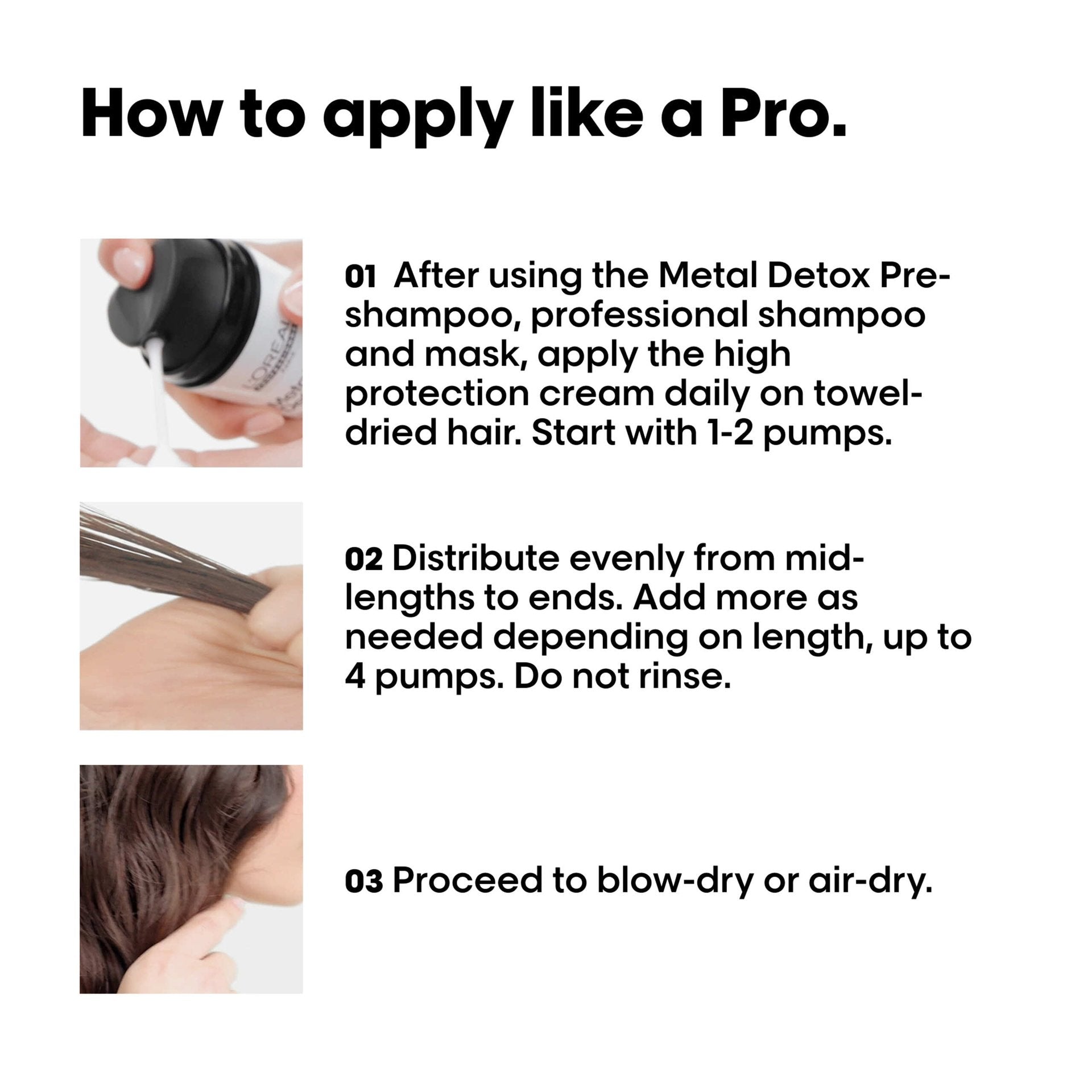 Resultados Metal Detox Leave-In L'Oréal Professionnel cabello protegido y suave