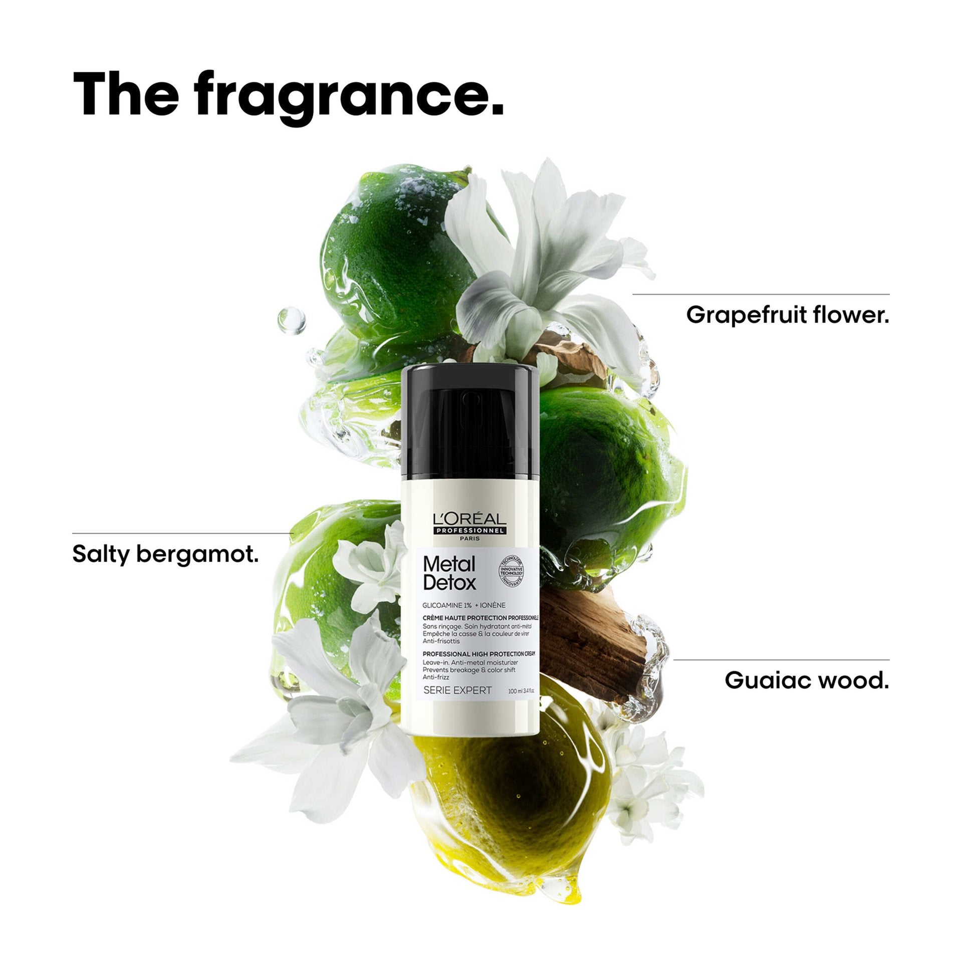L'Oréal Professionnel Metal Detox Leave-In vista frontal del envase 100ml