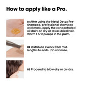Resultados Metal Detox Oil L'Oréal Professionnel cabello brillante y nutrido