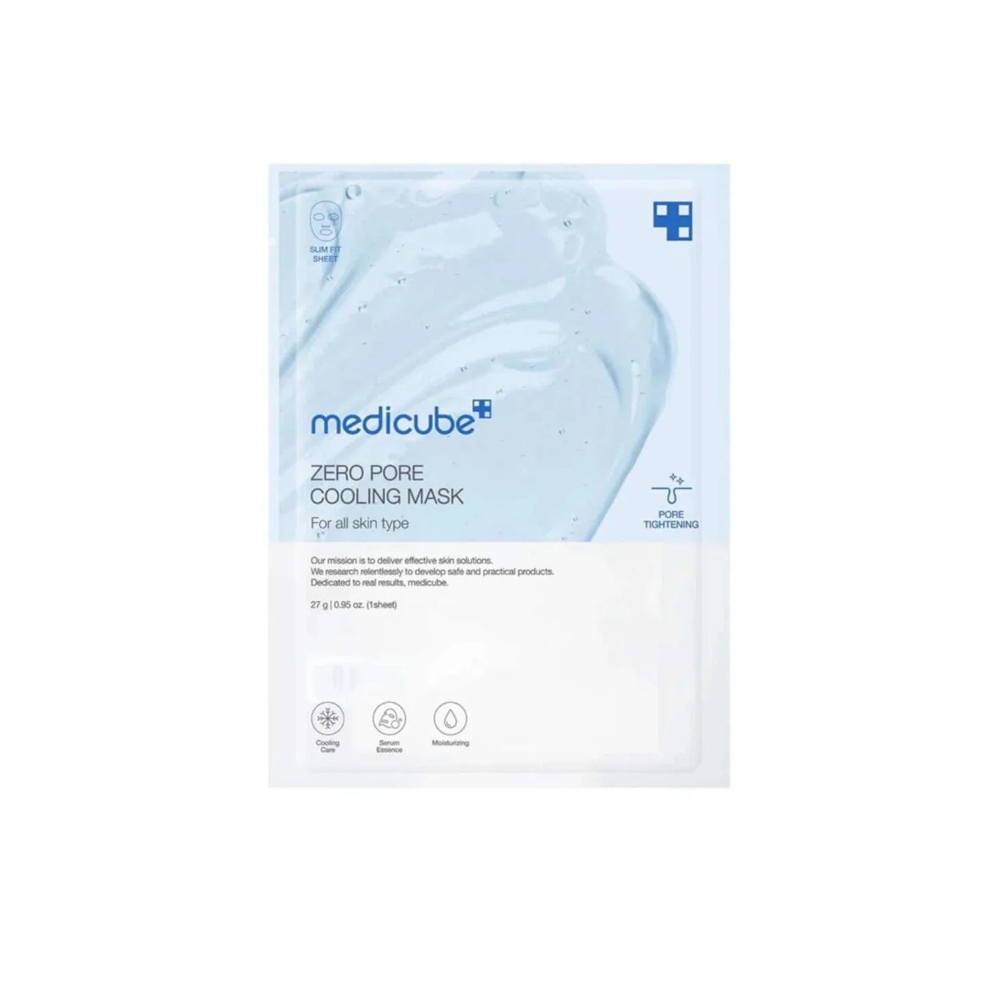 MEDICUBE Zero Pore Cooling Mask | K-Beauty Skincare | Panamá | NAZ Beauty