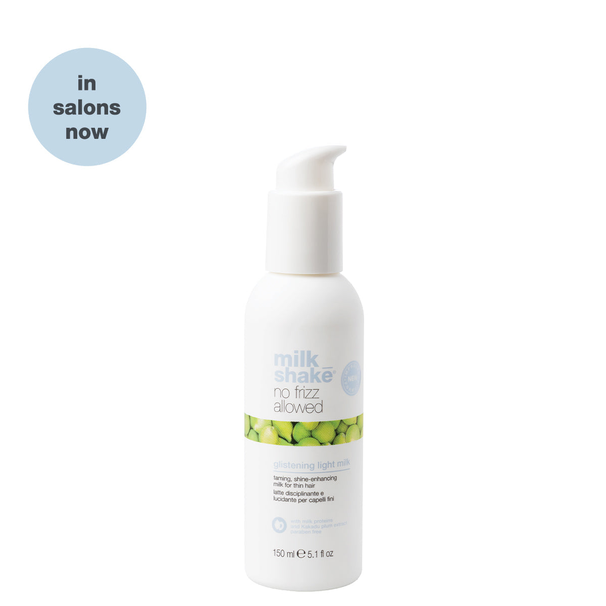 MILKSHAKE No Frizz Allowed Glistening Light Milk – Leche Ligera Anti-Frizz con Proteínas de Leche | HAIR CARE