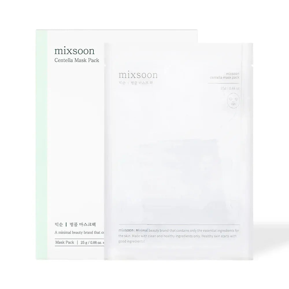 MIXSOON Centella Mask Pack – mascarilla coreana centella asiatica calmante rojeces piel sensible NAZ Beauty Shop Panama
