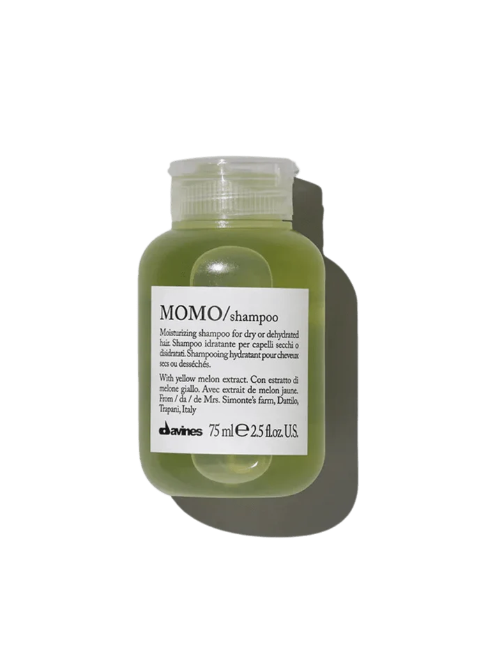 DAVINES Momo Shampoo 75ml y 250ml – Limpieza suave que repone la hidratación desde el lavado | NAZ Beauty Panamá