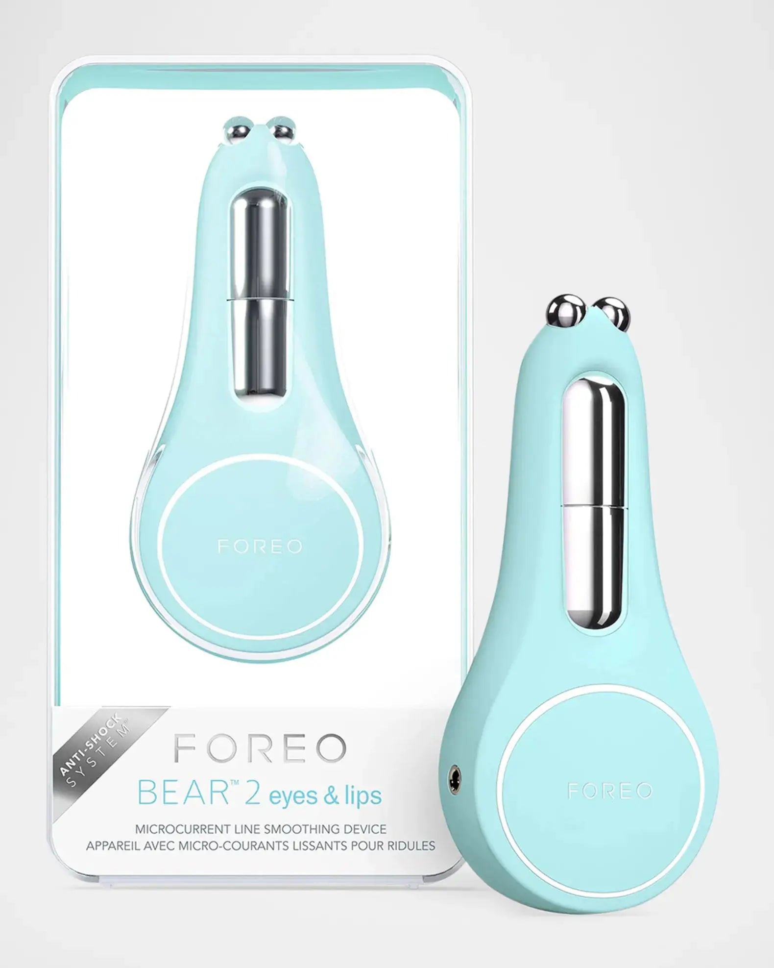 FOREO Bear 2 Eyes Lips microcorrientes EMS precision contorno ojos labios lifting comprar en NAZ Beauty Shop Panama