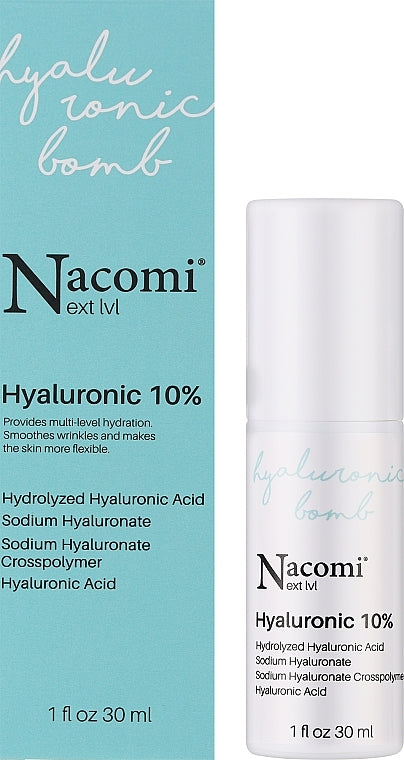 NACOMI Hyaluronic Acid 10% Sérum Hidratación Profunda | Skincare | Panamá | NAZ Beauty