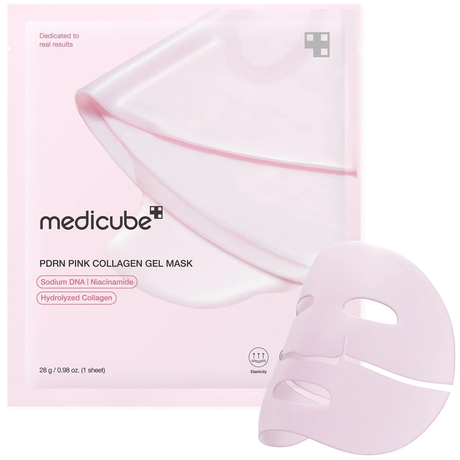 MEDICUBE PDRN Pink Collagen Gel Mask | K-Beauty Skincare | Panamá | NAZ Beauty