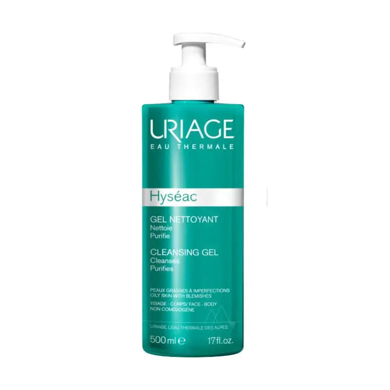 URIAGE Hyseac Gel Nettoyant – pH 5.5 sin jabon purificante piel con acne Piroctona Olamina comprar en NAZ Beauty Shop Panama