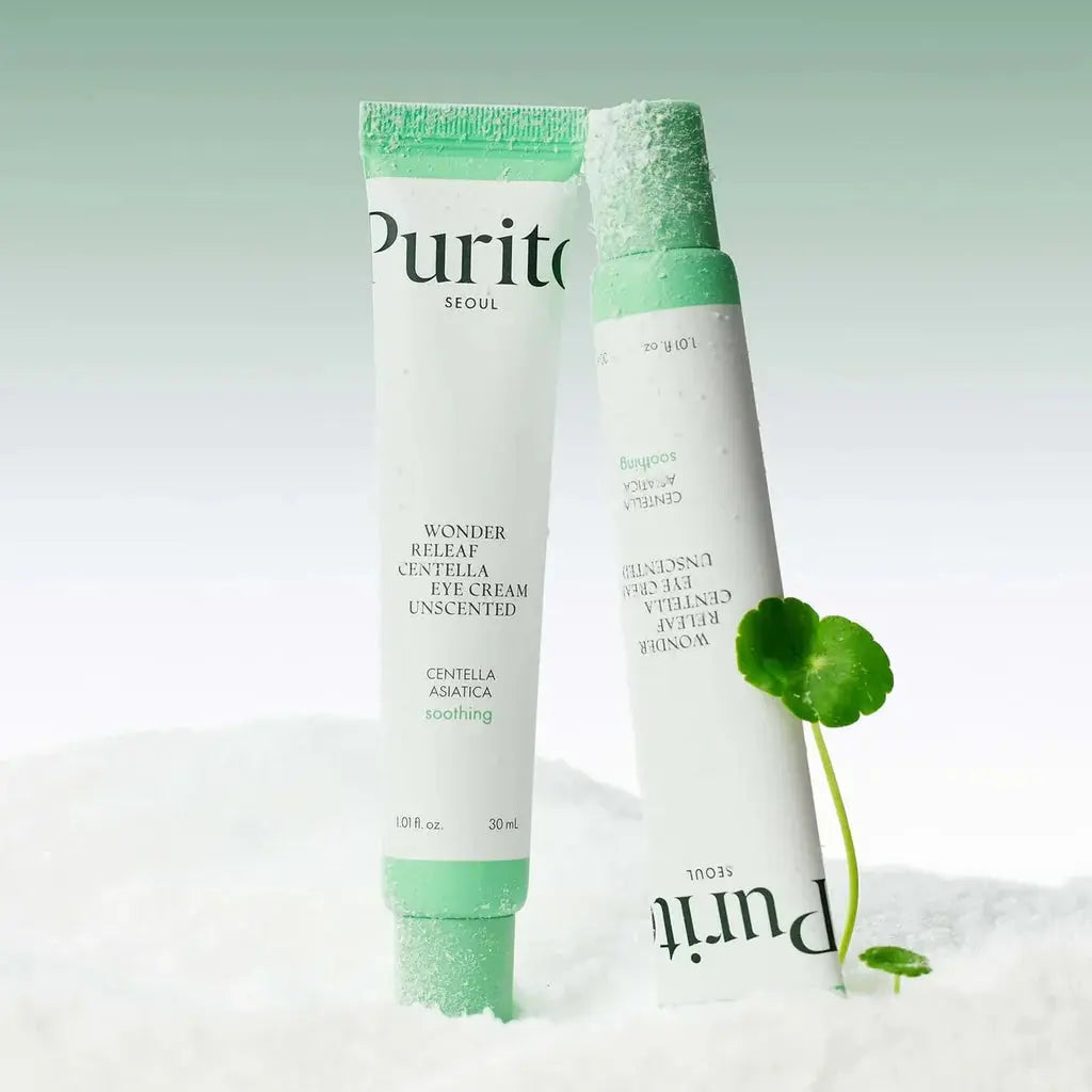 PURITO Wonder Releaf Centella Eye Cream Unscented 30ml – contorno ojos coreano Centella 25545ppm NAZ Beauty Shop Panama