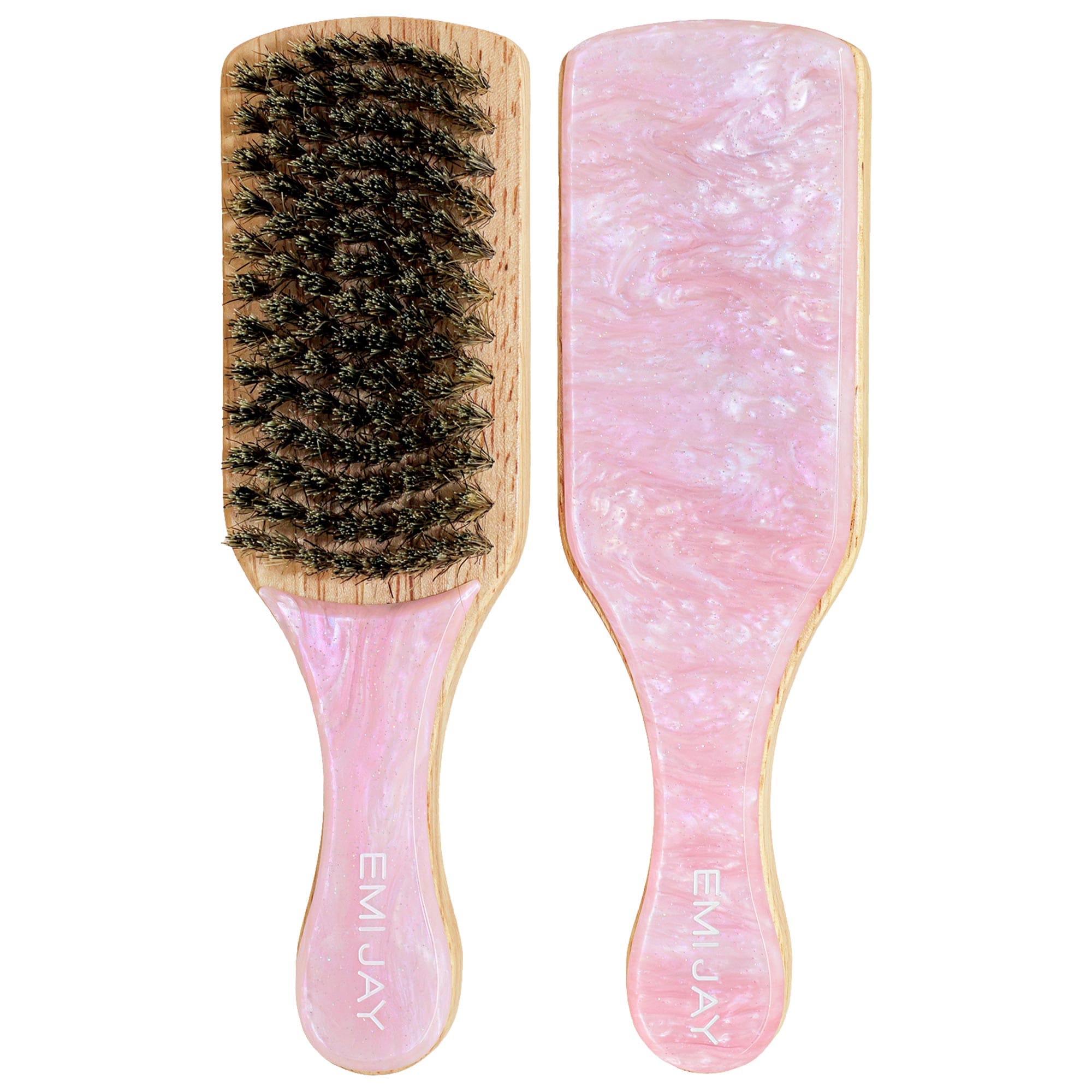 EMI JAY Mini Boar Bristle Brush en Panamá — NAZ Beauty Shop