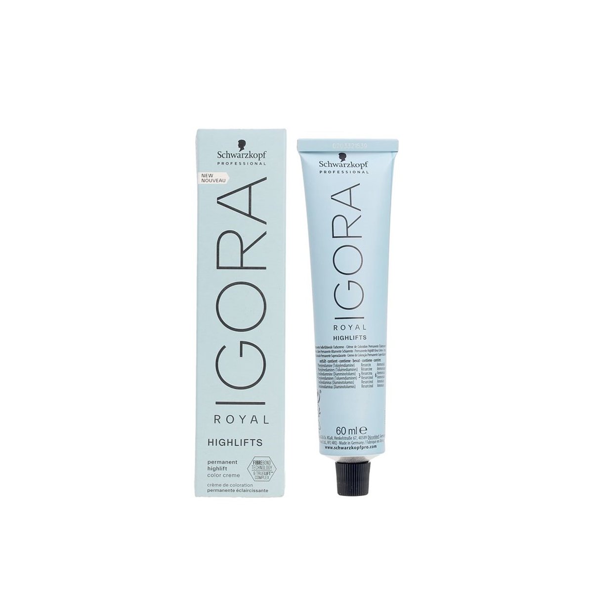 SCHWARZKOPF IGORA Royal Highlifts Tinte 10-21 – Rubio Ultra Ceniza Súper Aclarante | Hair Care