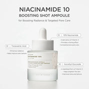 SKIN1004 Madagascar Centella Niacinamide 10 Boosting Shot Ampoule NAZ Beauty Shop Panama