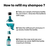 L'Oréal Professionnel Scalp Dermo-Regulator Shampoo detalle de la tapa del envase