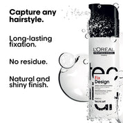 L'Oréal Professionnel TNA 19 Fix Max 200ml vista lateral del envase