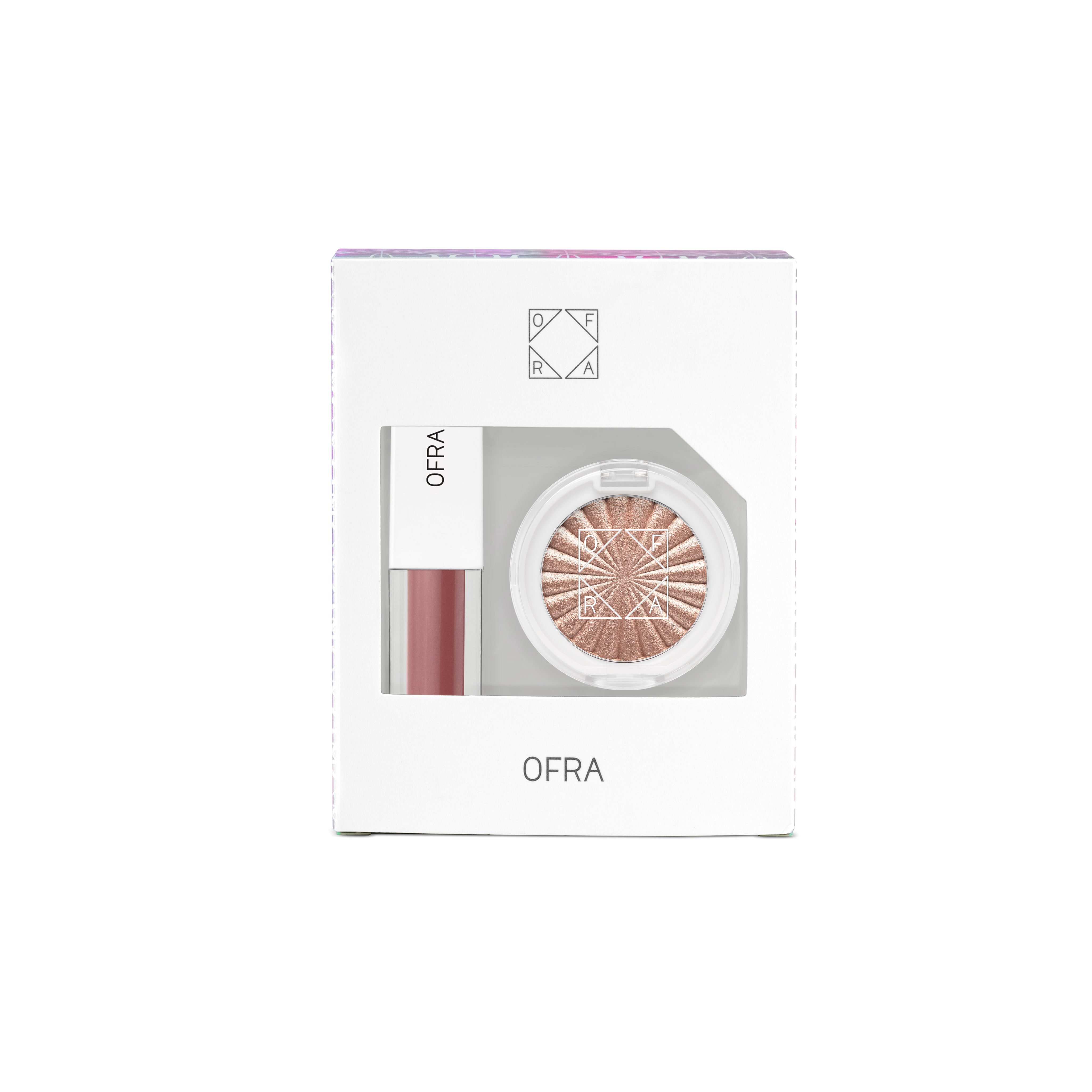 OFRA Mocha Set iluminador Blissful y Lip Gloss Mocha