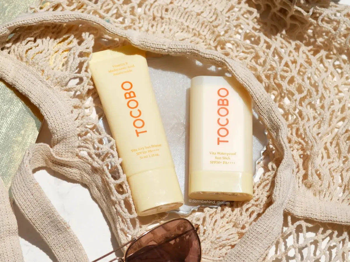 TOCOBO Vita Sun Stick – filtros UV avanzados Vitamina E C Cica piel grasa mixta Panama comprar en NAZ Beauty Shop Panama