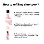 Resultados Vitamino Color Shampoo L'Oréal Professionnel cabello coloreado brillante