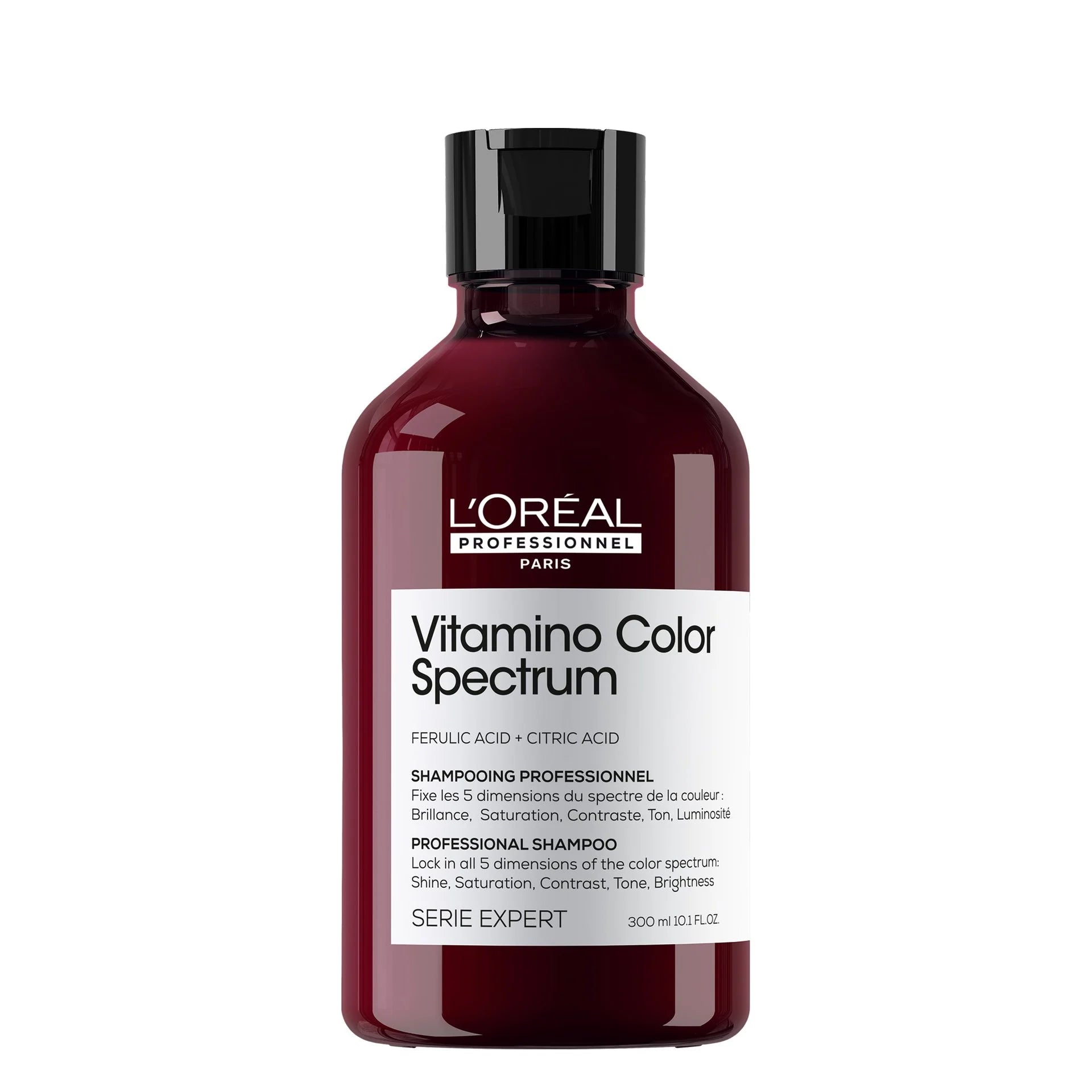 L'Oréal Professionnel Vitamino Color Spectrum Shampoo 300ml - limpieza premium brillo espejo cabello coloreado Panamá