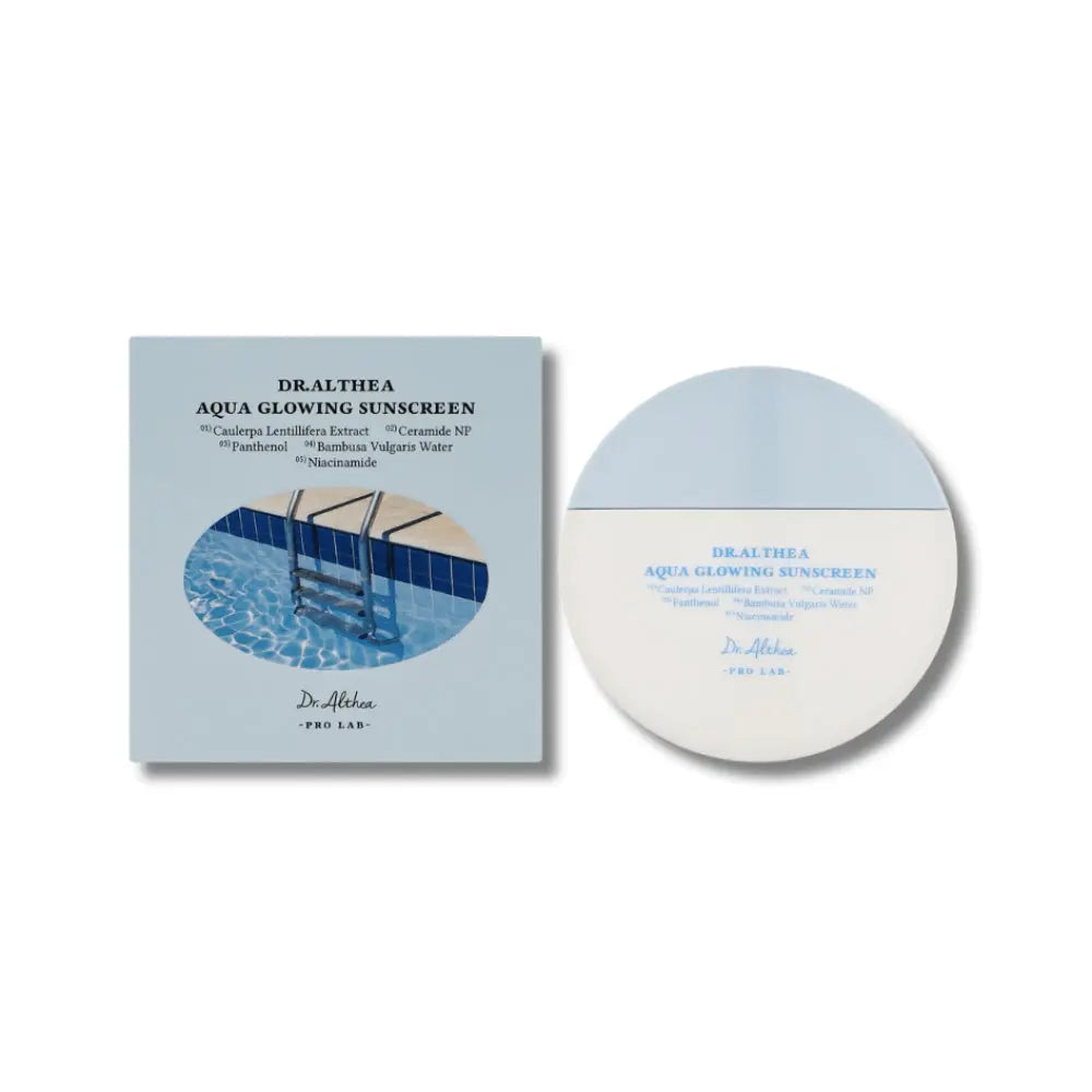 DR. ALTHEA Aqua Glowing Sunscreen SPF50+ PA++++ 45ml – protector solar glow sin residuo blanco NAZ Beauty Shop Panama